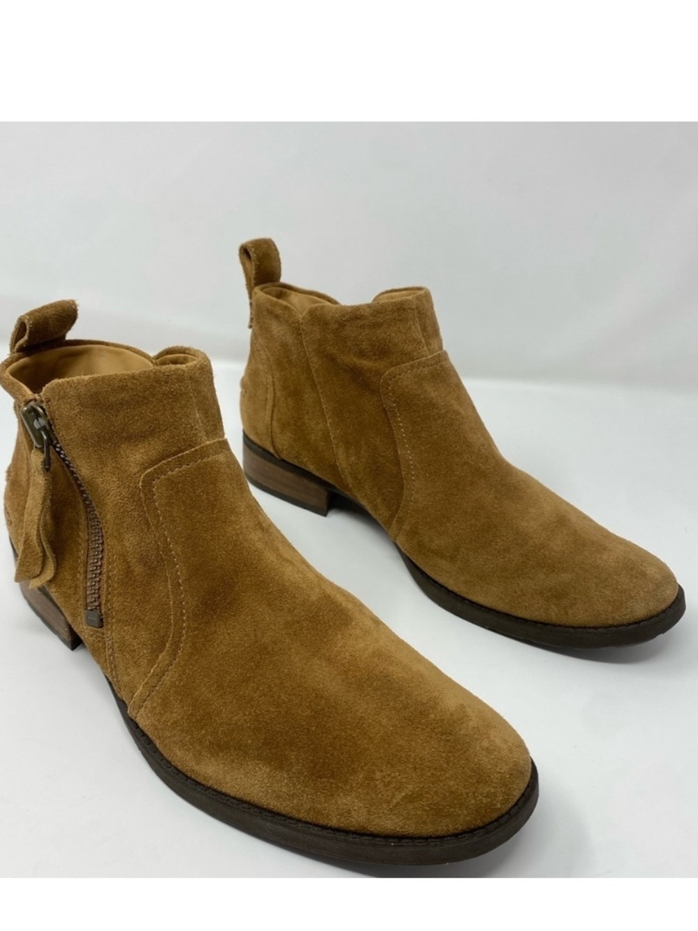 UGG Aureo II Suede Ankle Boot Booties Chestnut Tan 9.5